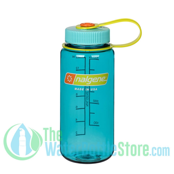 Nalgene 16 Ounce Wide Mouth Water Bottle Cerulean