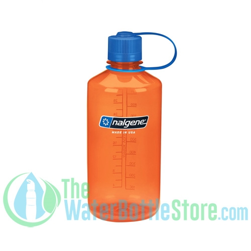 Nalgene 32 Ounce Narrow Mouth Water Bottle Orange
