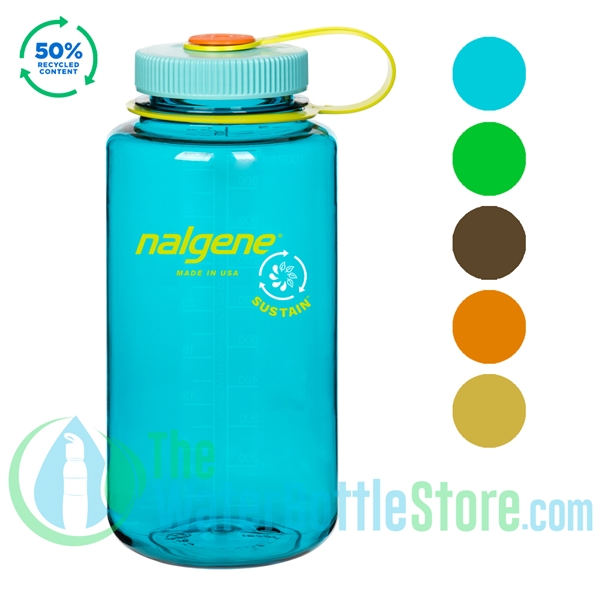 Nalgene 32 Ounce Wide Mouth Sustain Water Bottle