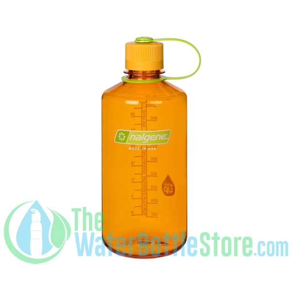 Nalgene 32 Ounce Narrow Mouth Water Bottle Clementine