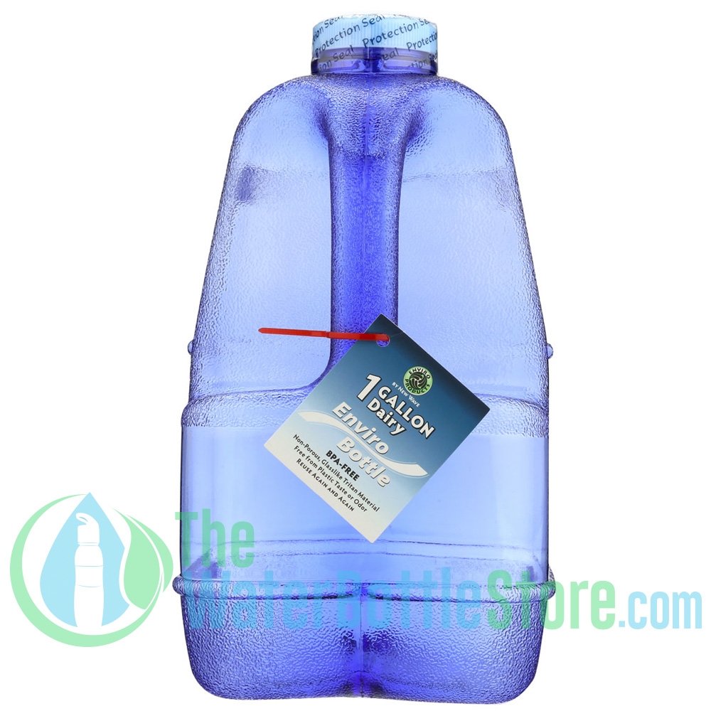 New Wave Enviro 1 Gallon Round BpA Free Reusable Water Bottle Jug