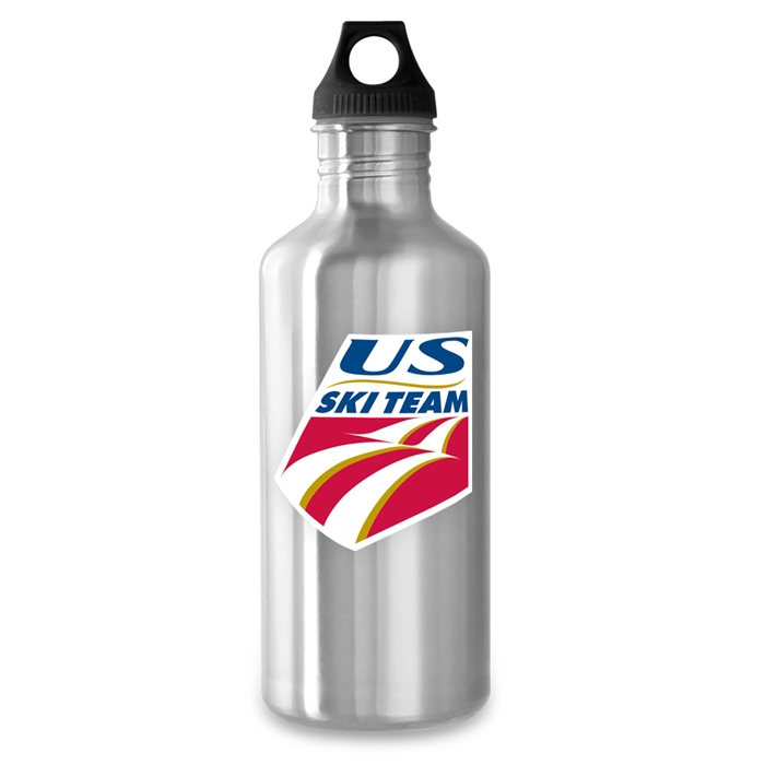 40oz stainless steel water bottle usa ski team new wave enviro
