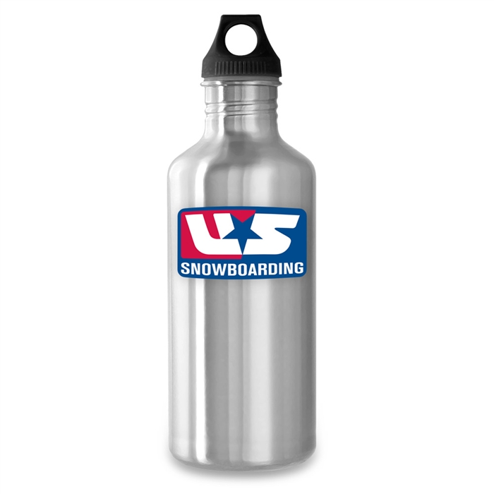 40oz Stainless Steel USA Snowboard Team Metal Water Bottle by New Wave Enviro