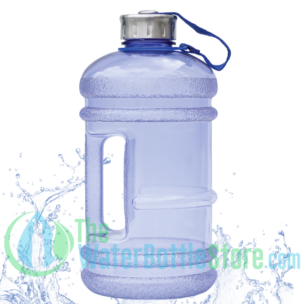 New Wave Enviro Products BPA Free Tritan Bottle, 2 Gallon Refrigerator with Spigot, Light Blue