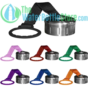 48mm Stainless Steel Replacement Cap top with Strap  Water Bottle