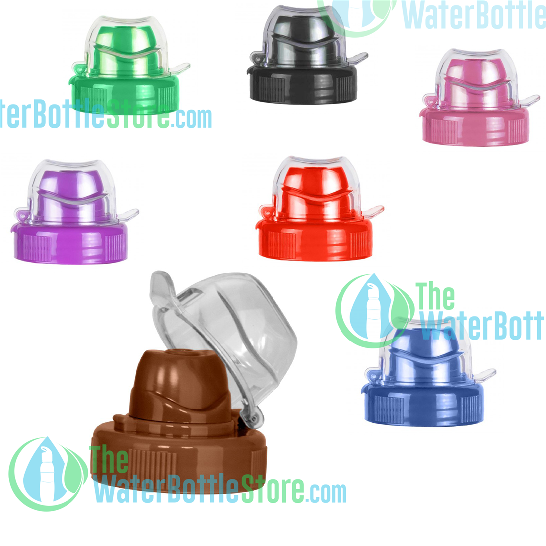 48mm 48-400 Replacement Sports Twist Cap, Top for Water Bottles