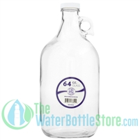 New Wave Enviro 64oz(Half Gallon) Glass Jug Reusable Water Bottle
