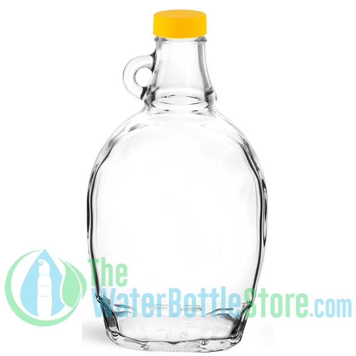 Syrup Bottle - Custom engraved 12oz glass bottle with cap