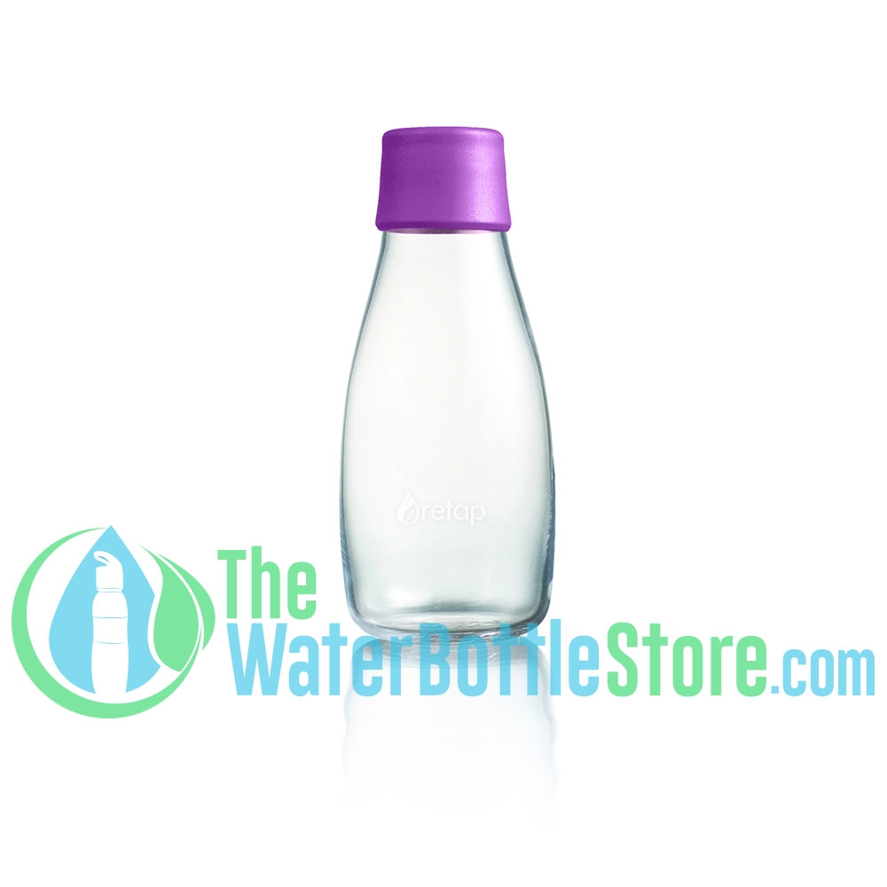 GEO 12oz Glass Reusable Drinking Water Bottle Small Silicone