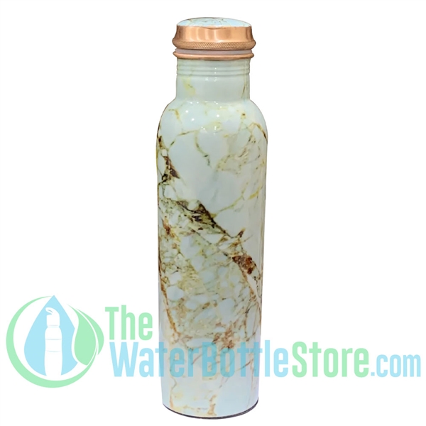 1 Liter Perilla Home Marble Print BpA-free Copper Water Bottle