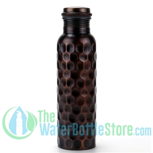 1 Liter Perilla Home Antique Diamond BpA-free Copper Water Bottle