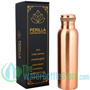 1 Liter Perilla Home Plain Copper BpA-free Water Bottle