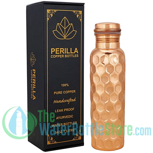 1 Liter Perilla Home Diamond Copper BpA-free Water Bottle