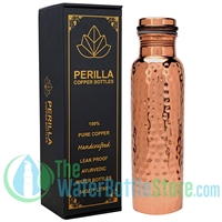 1 Liter Perilla Home Hammered Copper BpA-free Water Bottle