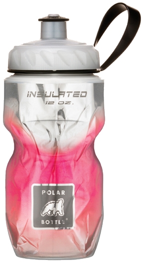 Polar 12 oz Red Fade Insulated Water Bottle