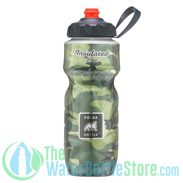 Polar 20 oz Bottle Sport Insulated Water Bottle Camo