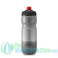 Polar 20 oz Insulated Water Bottle Breakaway Ridge Charcoal Silver
