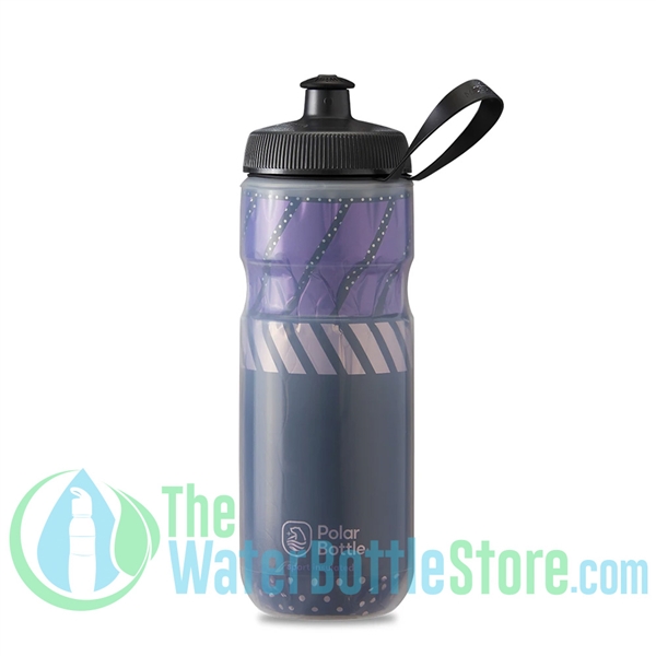 Polar 20 oz Insulated Water Bottle Sport Tempo Charcoal Pink
