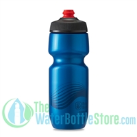 Polar 24 oz Breakaway Wave Water Bottle Blue Charcoal