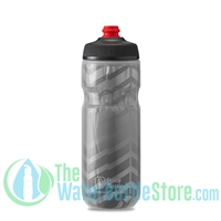 Polar 20 oz Insulated Water Bottle Breakaway Bolt Charcoal Silver