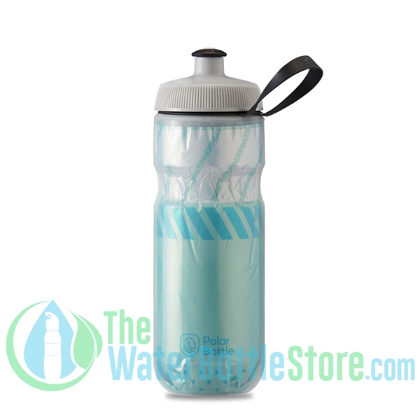 Polar 20 oz Insulated Water Bottle Sport Tempo Mint White