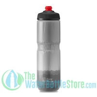 Polar 24 oz Insulated Water Bottle Breakaway Ridge Charcoal Silver