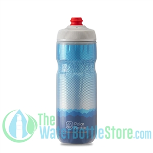 Polar 20 oz Insulated Water Bottle Breakaway Ridge White Silver