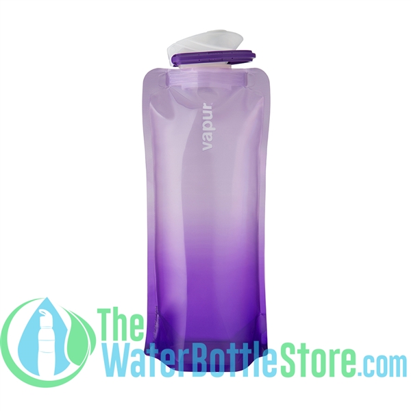 Vapur Wide Mouth .7 Liter 23oz Gradient Purple Collapsible Reusable Water Bottle
