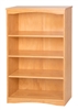 Camaflexi Essentials Wooden Bookcase 48" High - Natural Finish