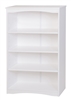 Camaflexi Essentials Wooden Bookcase 48" High - White Finish