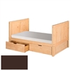 Camaflexi Twin Tall Platform Bed with Drawers