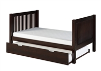 Camaflexi Full Size Platform Bed with Trundle