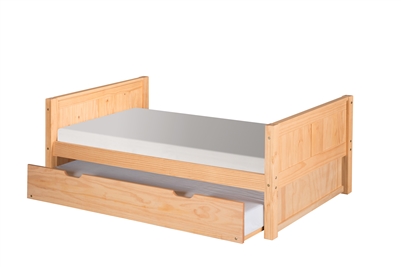 Camaflexi Full Size Platform Bed with Trundle