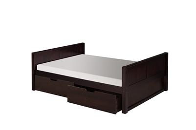 Camaflexi Full Size Platform Bed with Drawers