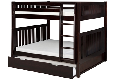 Camaflexi Full over Full Bunk Bed with Trundle