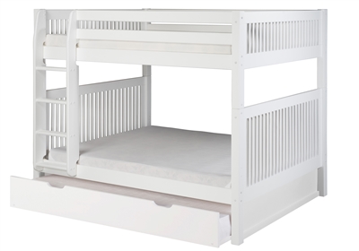 Camaflexi Full over Full Bunk Bed with Trundle