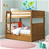 Camaflexi Full over Full Bunk Bed with Drawers