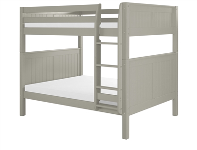 Camaflexi Full over Full Bunk Bed - Grey Panel Headboard - Affordable Quality - Planet Bunk Bed