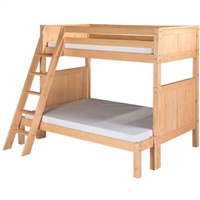 Camaflexi Twin over Full Bunk Bed - Natural Finish - Planet Bunk Bed
