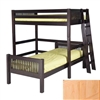 Camaflexi Twin over Twin Loft Bed - Natural Finish - Planet Bunk Bed