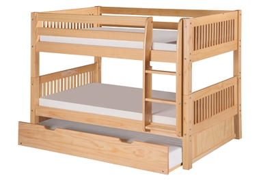 Camaflexi Low Bunk Bed with Trundle