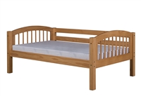 Camaflexi Twin Size Day Bed - Arch Spindle Headboard - Natural Finish