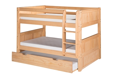 Camaflexi Low Bunk Bed with Trundle