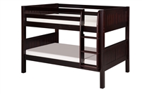 Camaflexi Twin over Twin Low Bunk Bed - Cappuccino Finish - Planet Bunk Bed