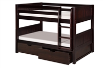 Camaflexi Low Bunk Bed with Drawers