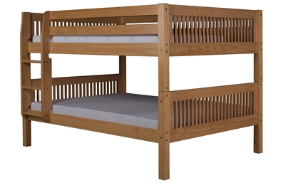 Camaflexi Full over Full Low Bunk Bed