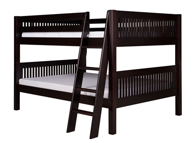 Camaflexi Full over Full Low Bunk Bed Angle Ladder