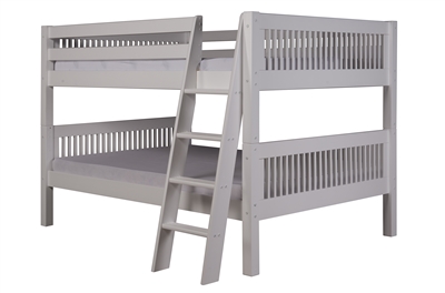 Camaflexi Full over Full Low Bunk Bed Angle Ladder