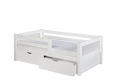 Camaflexi Day Bed with Front Guard Rail with Drawers