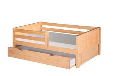 Camaflexi Day Bed with Front Guard Rail with Trundle